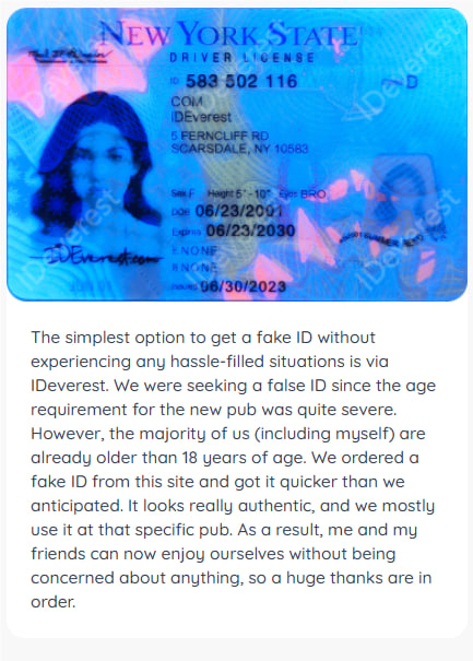 Enhanced Social Experience: What ideverest Fake ID Does